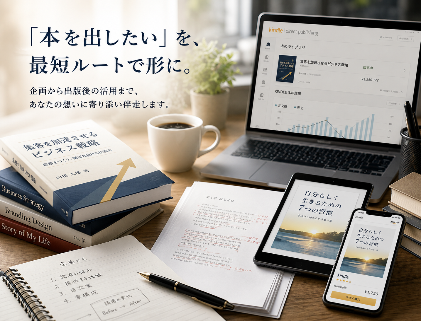 電子書籍出版サポートのやわらかなイメージ